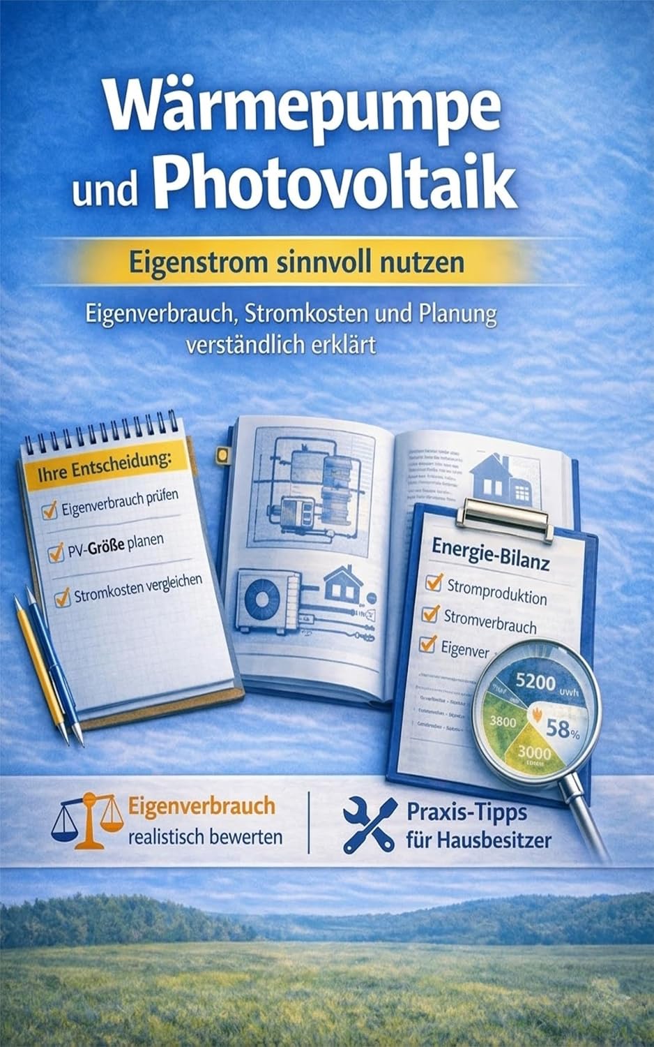 Wärmepumpe und Photovoltaik, 1. Auflage: Eigenstrom sinnvoll nutzen – Eigenverbrauch, Stromkosten und Planung verständlich erklärt (Praxisratgeber Wärmepumpen 20) (German Edition) baixar livro de graça