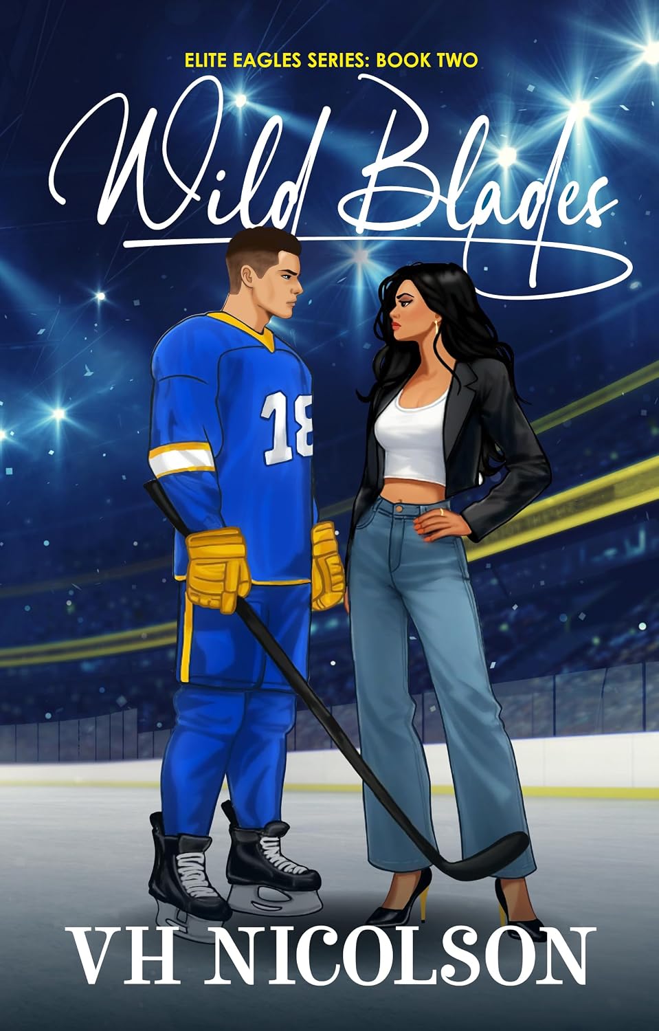 capítulo por capítulo baixar Wild Blades: A reverse age gap, hate to love, hockey romance (Elite Eagles Series Book 2) (English Edition)