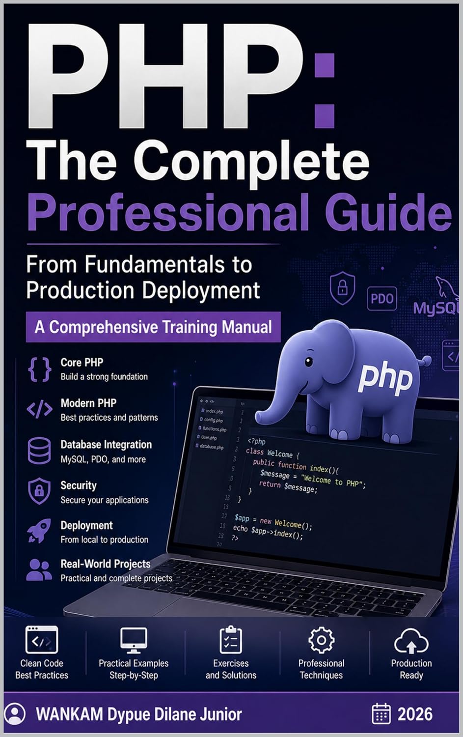 ler totalmente PHP: The Complete Professional Guide From Fundamentals to Production Deployment: A Comprehensive Training Manual (Backend Engineering Series) (English Edition)