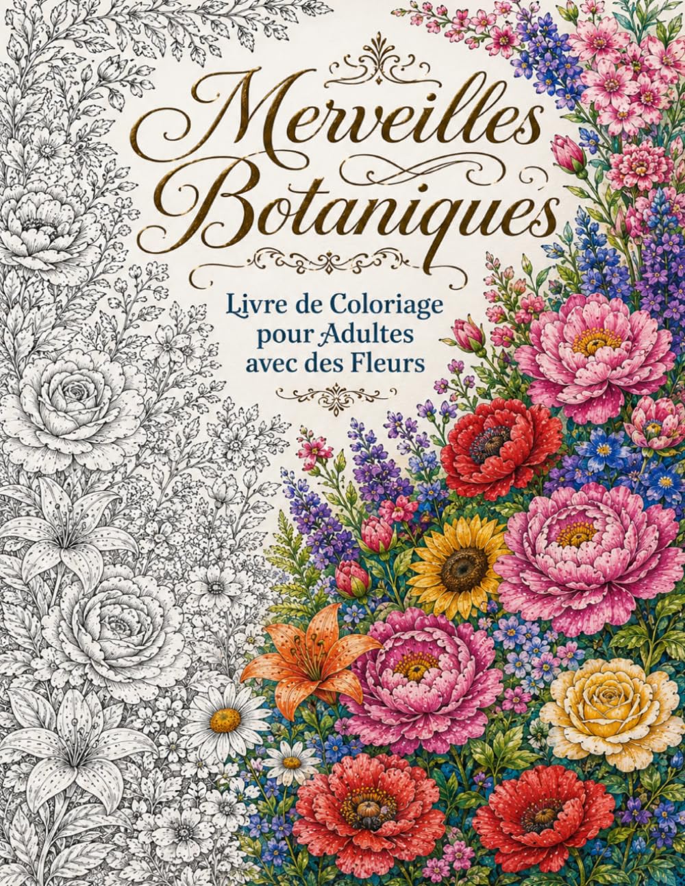 Merveilles Botaniques: Livre de Coloriage pour Adultes avec des Fleurs (French Edition) baixar o livro de graça