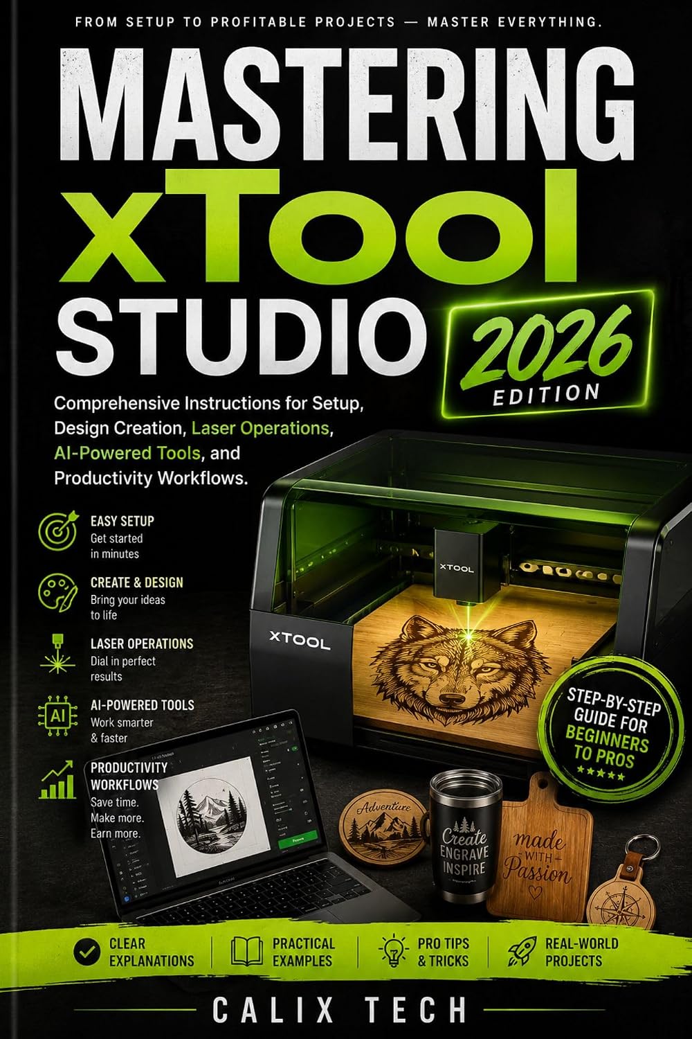 ler totalmente Mastering xTool Studio 2026: Comprehensive Instructions for Setup, Design Creation, Laser Operations, AI-Powered Tools, and Productivity Workflows. (Computer & Tech Books Book 8) (English Edition)