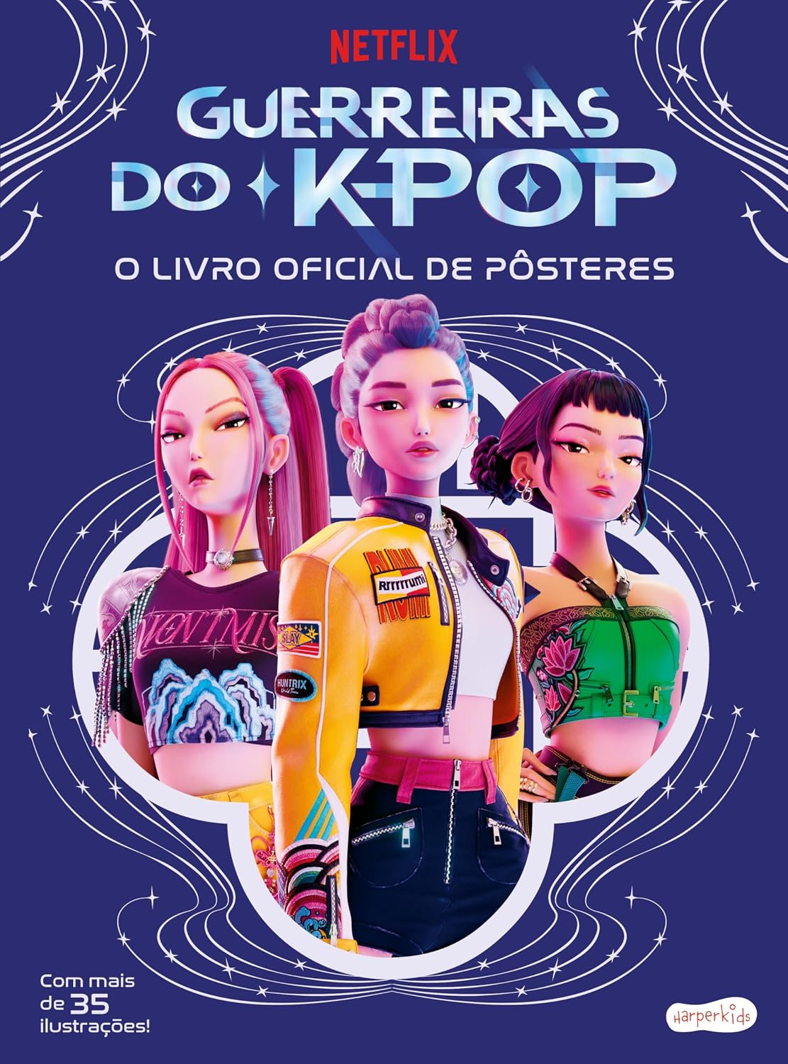 ler totalmente Guerreiras do K-pop: O livro oficial de pôsteres – Mais de 35 pôsteres incríveis para colecionar!