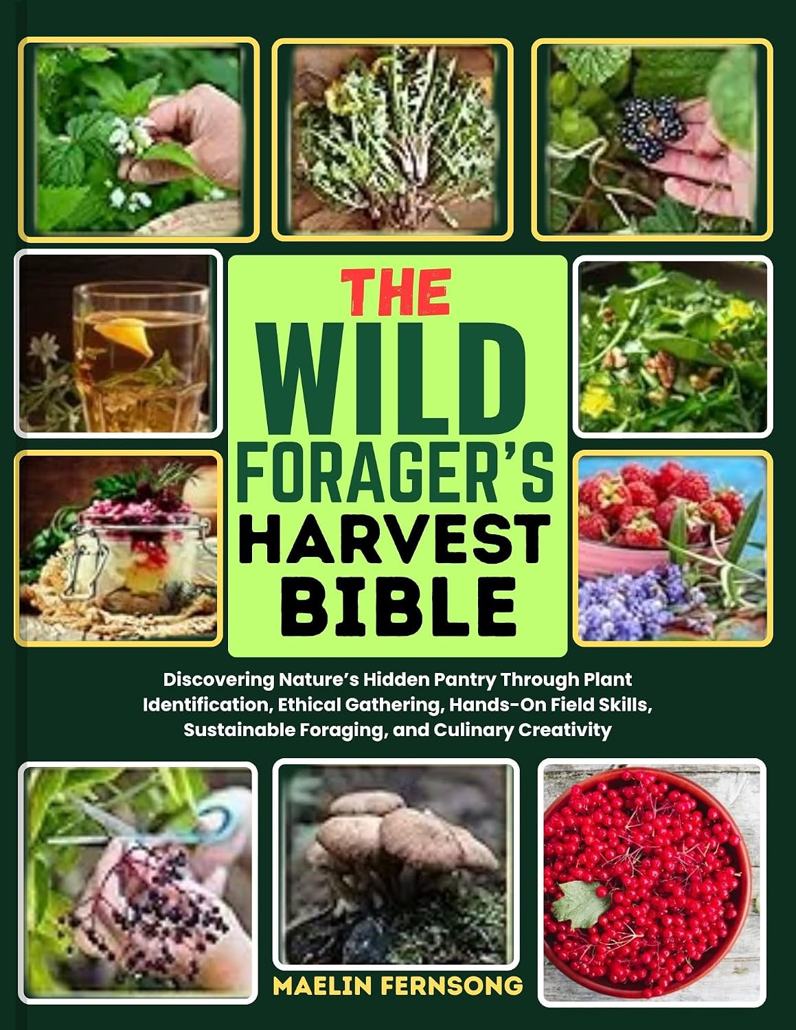 ler totalmente THE WILD FORAGER’S HARVEST BIBLE: Discovering Nature’s Hidden Pantry Through Plant Identification, Ethical Gathering, Hands-On Field Skills, Sustainable... and Culinary Creativity (English Edition)