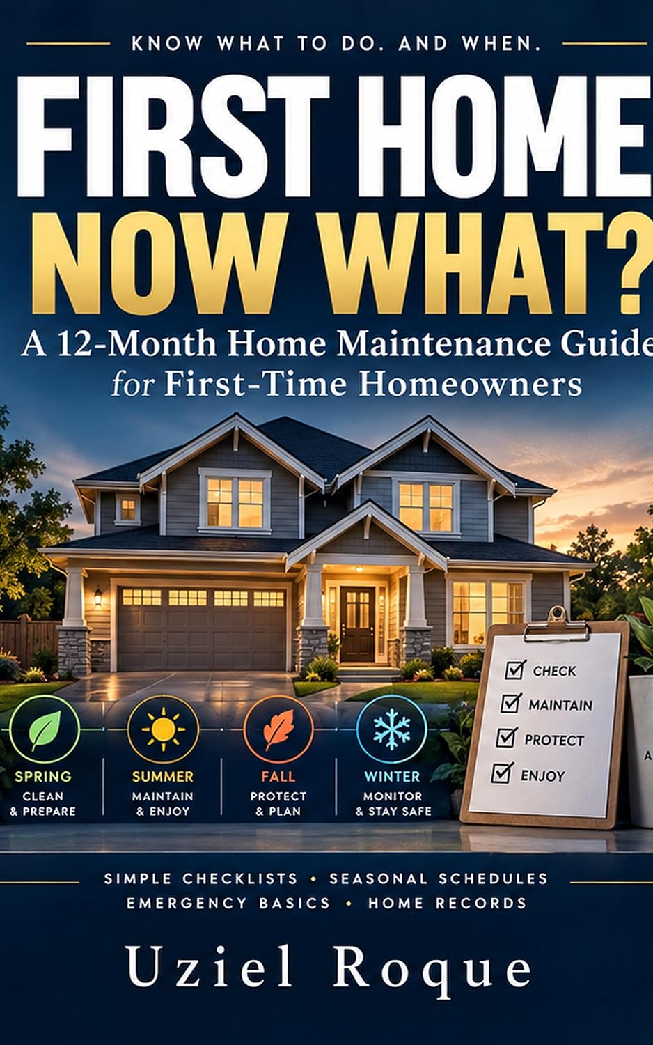 First Home, Now What?: A 12-Month Home Maintenance Guide for First-Time Homeowners (English Edition) baixar livro de graça