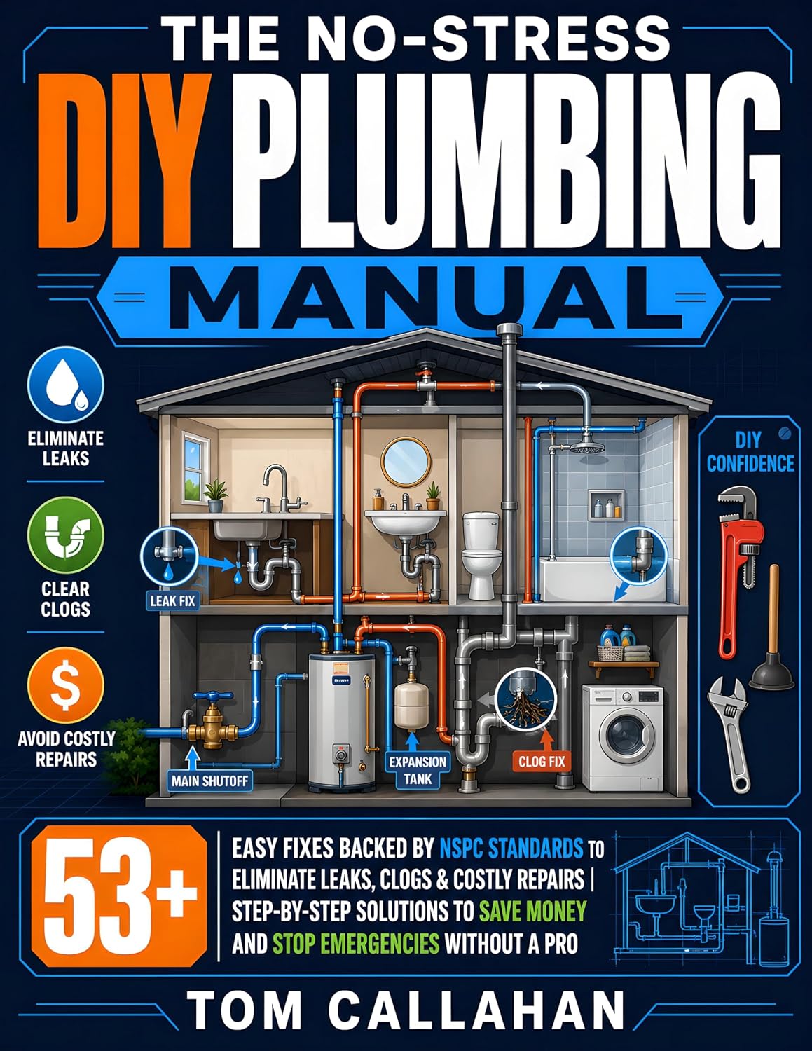 The No-Stress DIY Plumbing Manual: 53+ Easy Fixes Backed by NSPC Standards to Eliminate Leaks, Clogs & Costly Repairs | Step-by-Step Solutions to Save... Emergencies Without a Pro (English Edition) baixar o livro de graça