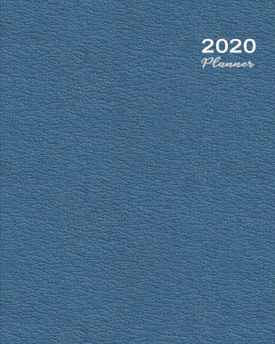 2020 Weekly & Monthly Planner: Organizer, Diary and Office Planner for 12 Months - Include Year Calendar, Priorities, To-Do List & Lined Notes Paper - Minimalist Blue Texture baixar livro de graça