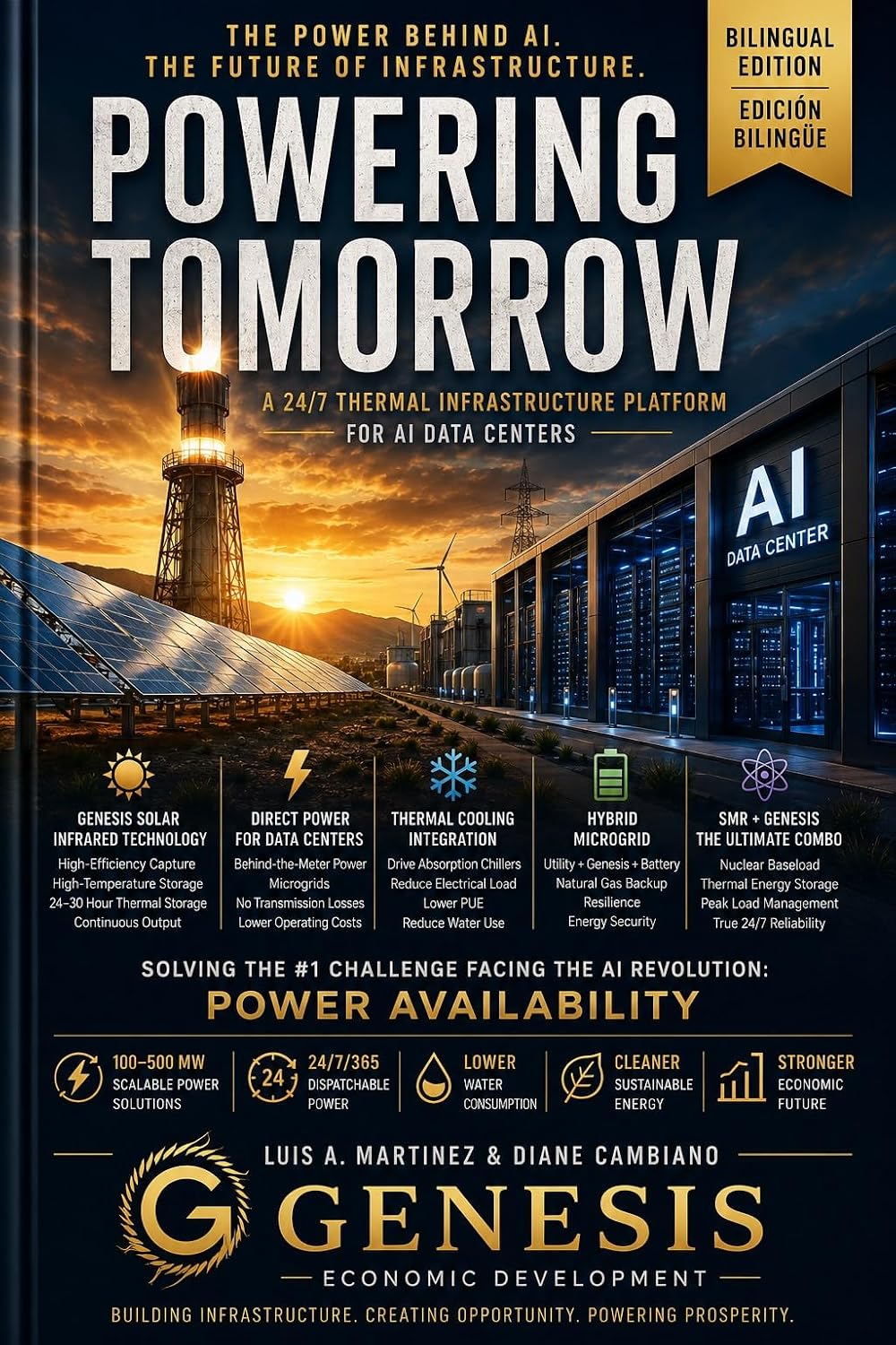 ler totalmente Powering Tomorrow A 24/7 Thermal Infrastructure Platform for AI Data Centers: THE ENERGY CHALLENGE BEHIND ARTIFICIAL INTELLIGENCE, DATA CENTERS, AND THE FUTURE OF CIVILIZATION” (English Edition)