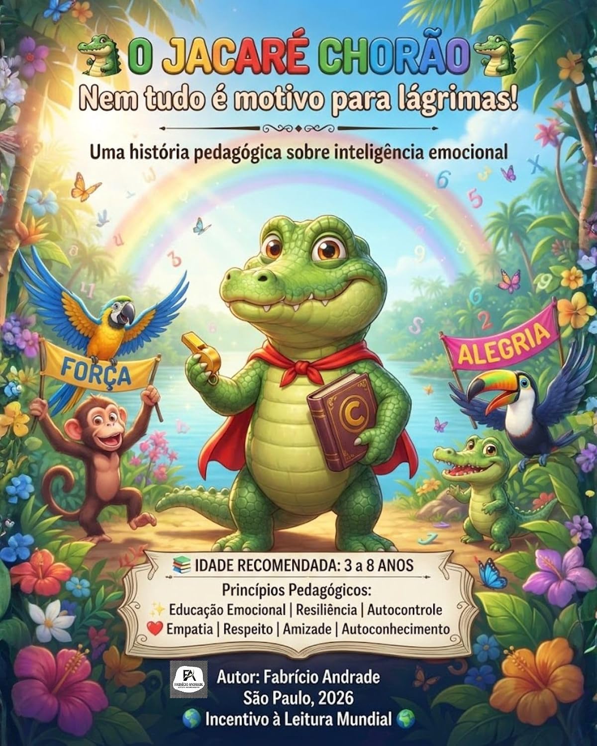 O JACARÉ CHORÃO: Nem tudo é motivo para lágrimas!: "Uma história pedagógica sobre inteligência emocional, resiliência e o poder da amizade para crianças... de Bicho – Aprender é uma Aventura”) baixar o livro de graça