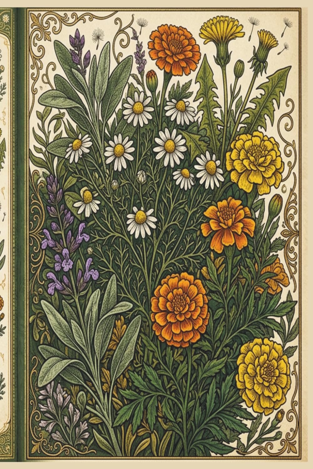 Kitchen Witchery: A Botanical Herb Journal & Grimoire: 120-Page Decorative Herb Gardener’s Logbook for Spells, Recipes, and Plant Magic baixar livro de graça