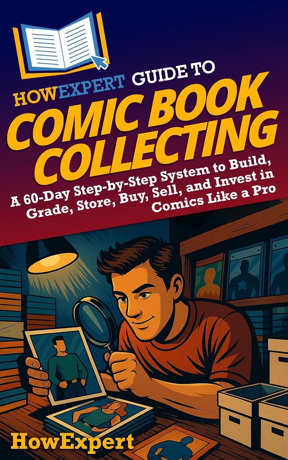 ler totalmente HowExpert Guide to Comic Book Collecting: A 60-Day Step-by-Step System to Build, Grade, Store, Buy, Sell, and Invest in Comics Like a Pro (English Edition)