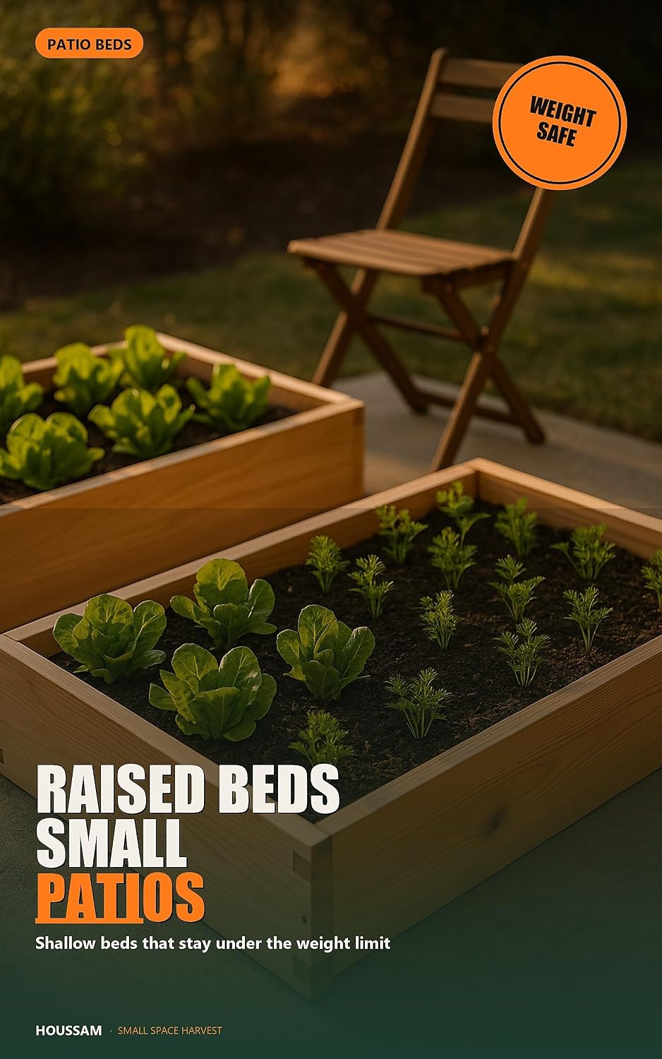 ler totalmente Raised Beds for Small Patios: Shallow beds, weight limits, and a simple planting map (English Edition)