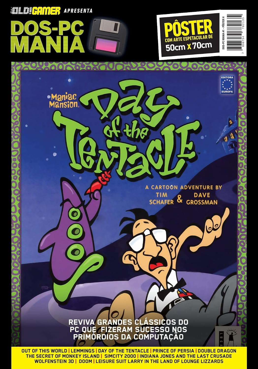 Day of the Tentacle - Superpôster DOS-PC Mania baixar livro de graça