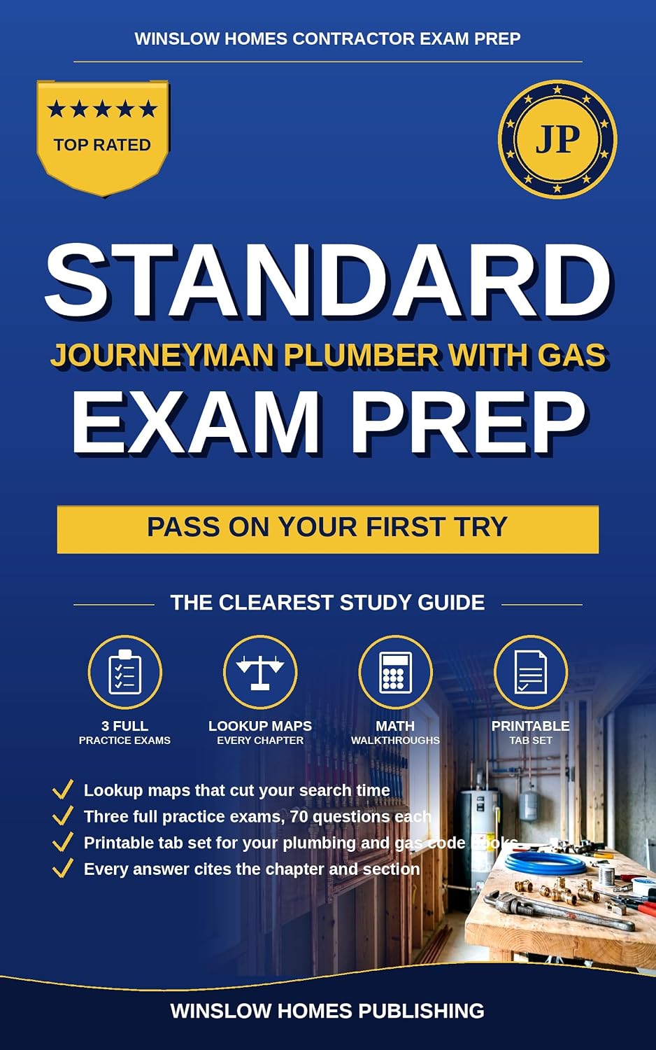 Standard Journeyman Plumber with Gas Exam Prep: Open Book Study System for the International Code Council National Standard Exam, With Lookup Maps, 3 Practice... Contractor Exam Prep) (English Edition) baixar o livro de graça