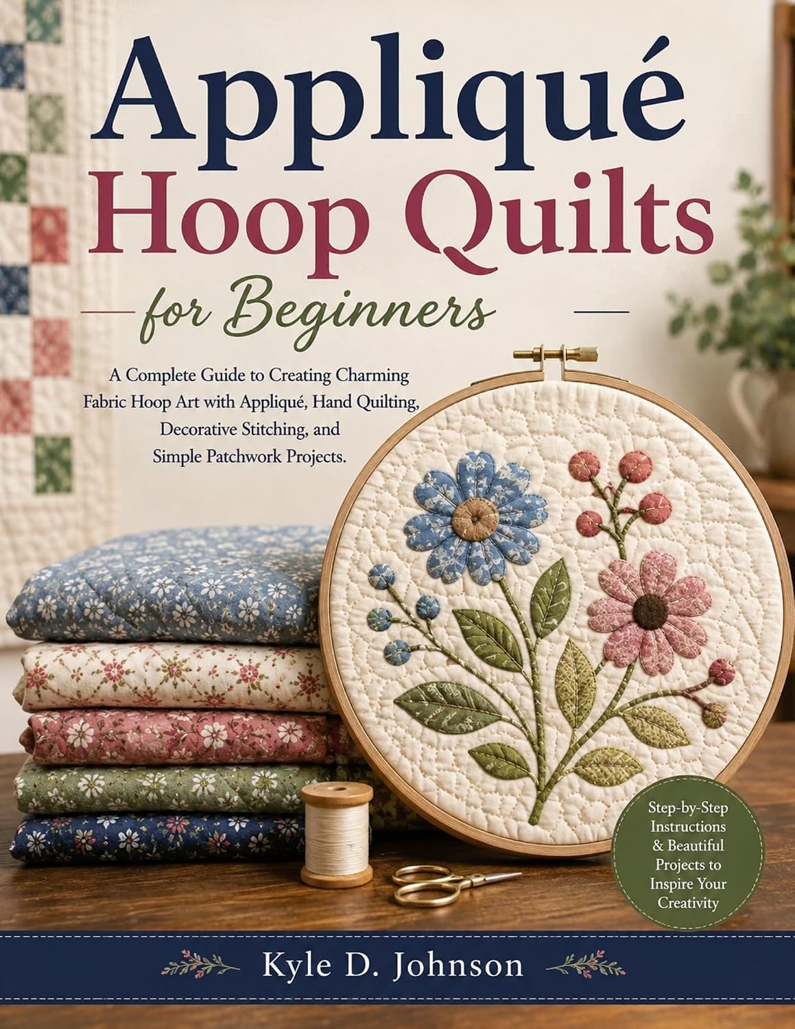 Appliqué Hoop Quilts for Beginners: A Complete Guide to Creating Charming Fabric Hoop Art with Appliqué, Hand Quilting, Decorative Stitching, and Simple Patchwork Projects (English Edition) baixar o livro de graça