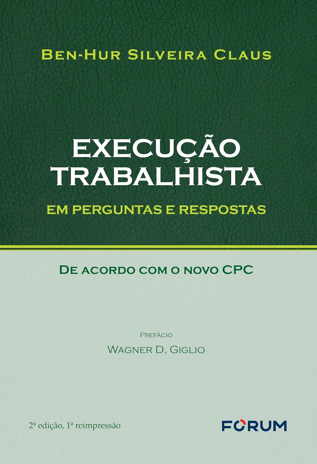 Execução trabalhista em perguntas e respostas: de acordo com o novo cpc baixar livro de graça