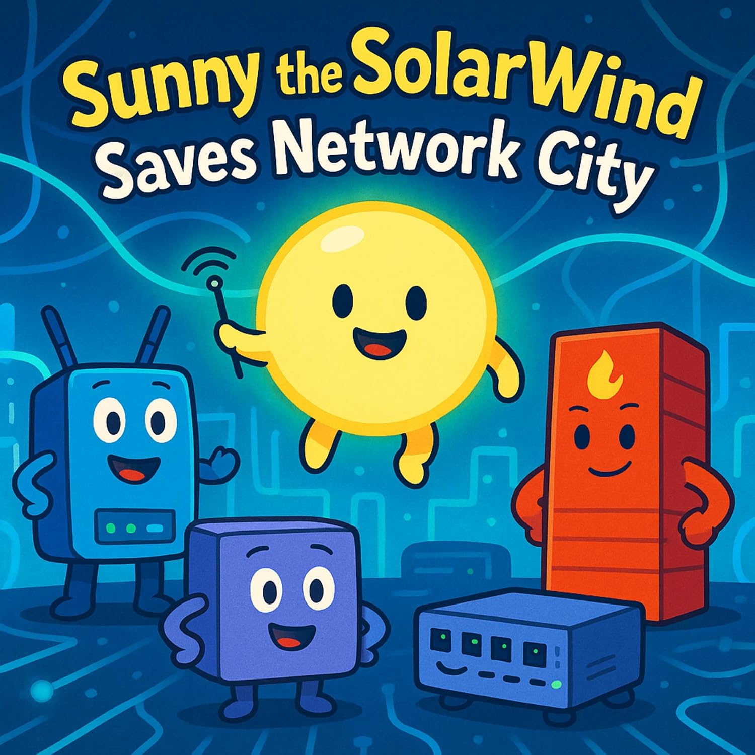 ler totalmente Sunny the SolarWind Saves Network City (English Edition)