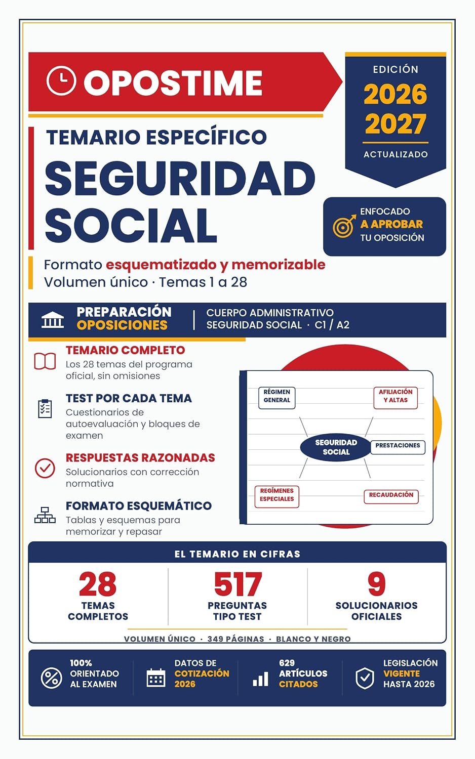 capítulo por capítulo baixar Temario Específico Seguridad Social: Cuerpo Administrativo C1/A2. 28 temas, 517 preguntas tipo test y 9 solucionarios. Edición actualizada 2026-2027 (Spanish Edition)