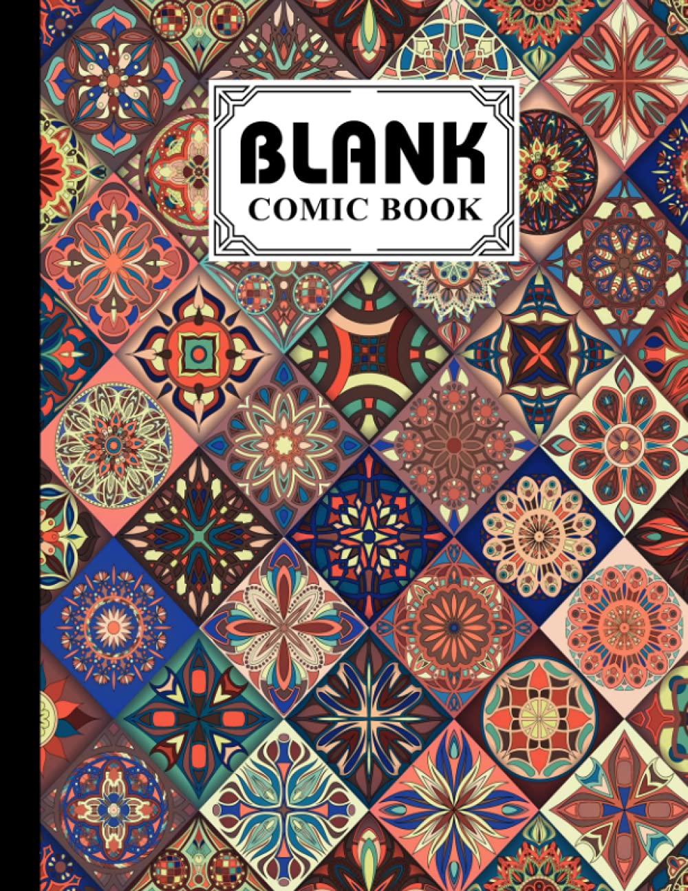 capítulo por capítulo baixar Blank Comic Book: Mandalas Cover, Create Your Own Story, Journal, Notebook, Sketchbook for Kids and Adults, 120 Pages - Size 8.5" x 11" Notebook by Astrid Bode