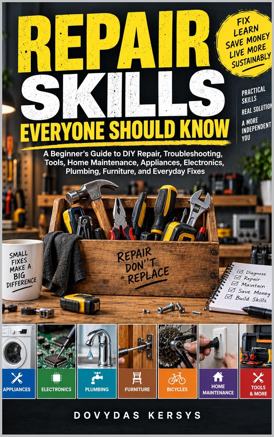 Repair Skills Everyone Should Know: A Practical Beginner’s Guide to DIY Repairs, Tools, Troubleshooting, Home Maintenance, Appliances, Electronics, Furniture,... and Everyday Fixes (English Edition) baixar livro de graça
