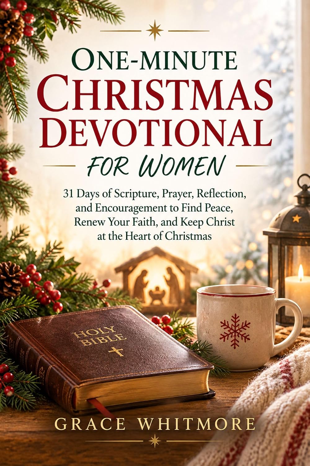ler totalmente One-Minute Christmas Devotional For Women: 31 Days of Scripture, Prayer, Reflection, and Encouragement to Find Peace, Renew Your Faith, and Keep Christ at the Heart of Christmas (English Edition)
