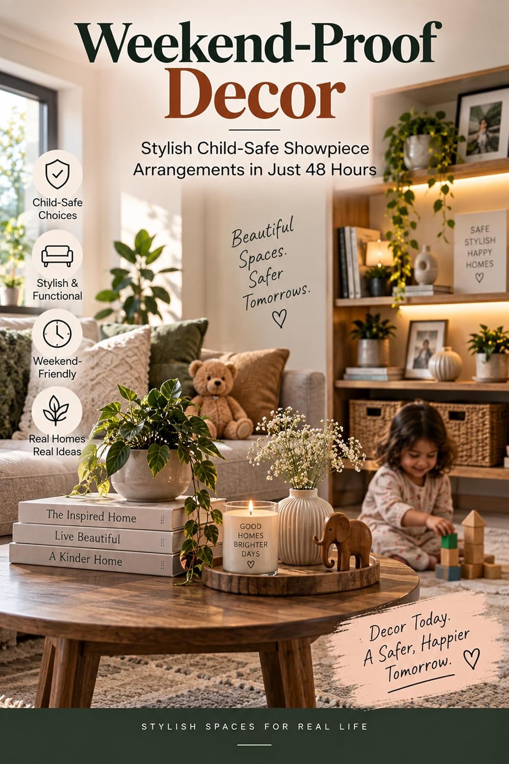 Weekend-Proof Decor: Stylish Child-Safe Showpiece Arrangements in Just 48 Hours (30 Day Spaces: Transform Your Home, Transform Your Mind) (English Edition) baixar livro de graça