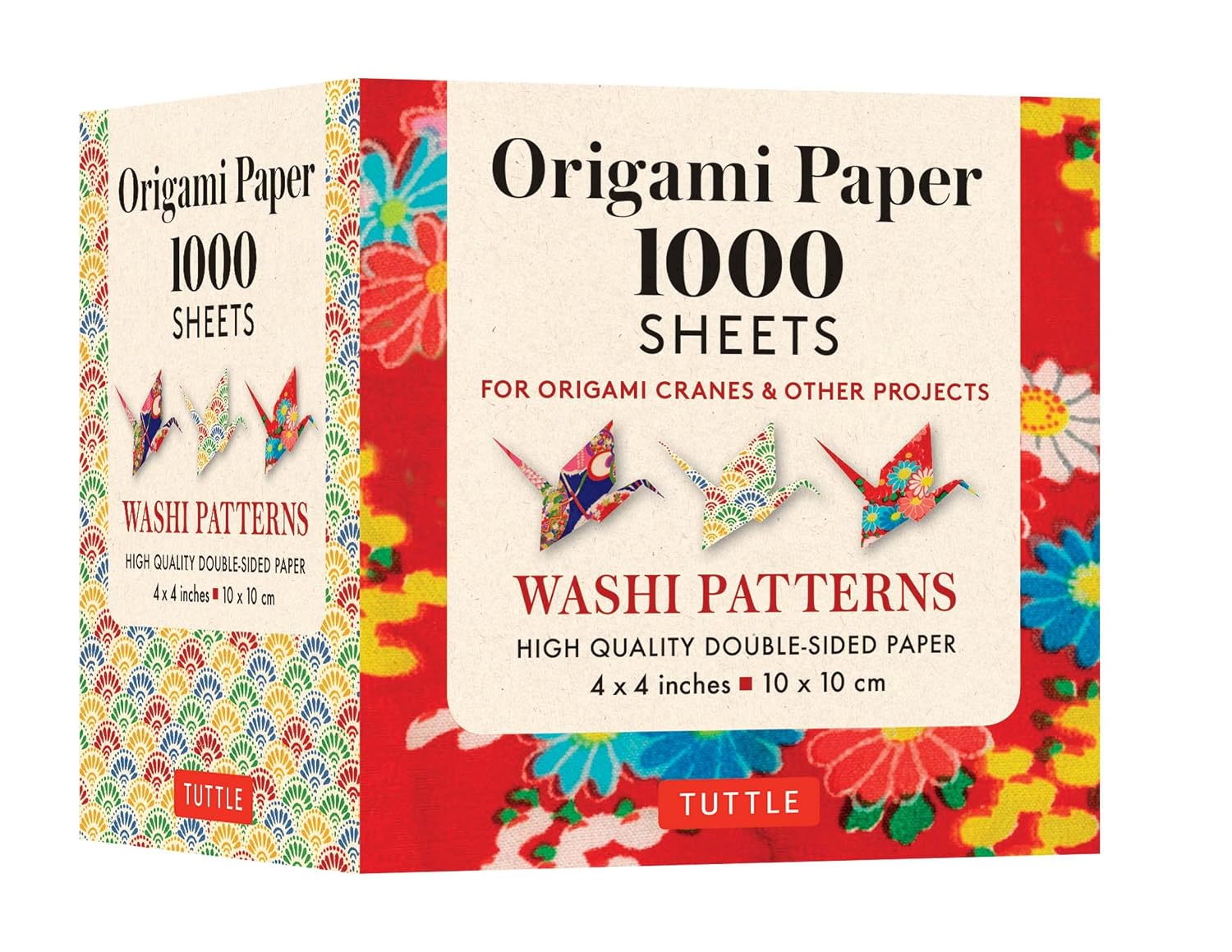 Origami Paper Washi Patterns 1,000 Sheets 4 (10 CM): Tuttle Origami Paper: High-Quality Double-Sided Origami Sheets Printed with 12 Different Designs (Instructions for Origami Crane Included) baixar livro de graça