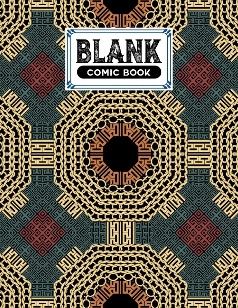 Blank Comic Book: Premium Mandalas Cover Blank Comic Book, Create Your Own Story, Journal, Notebook, Sketchbook for Kids and Adults, 120 Pages - Size 8.5" x 11" Notebook by Norbert Wunderlich baixar livro de graça