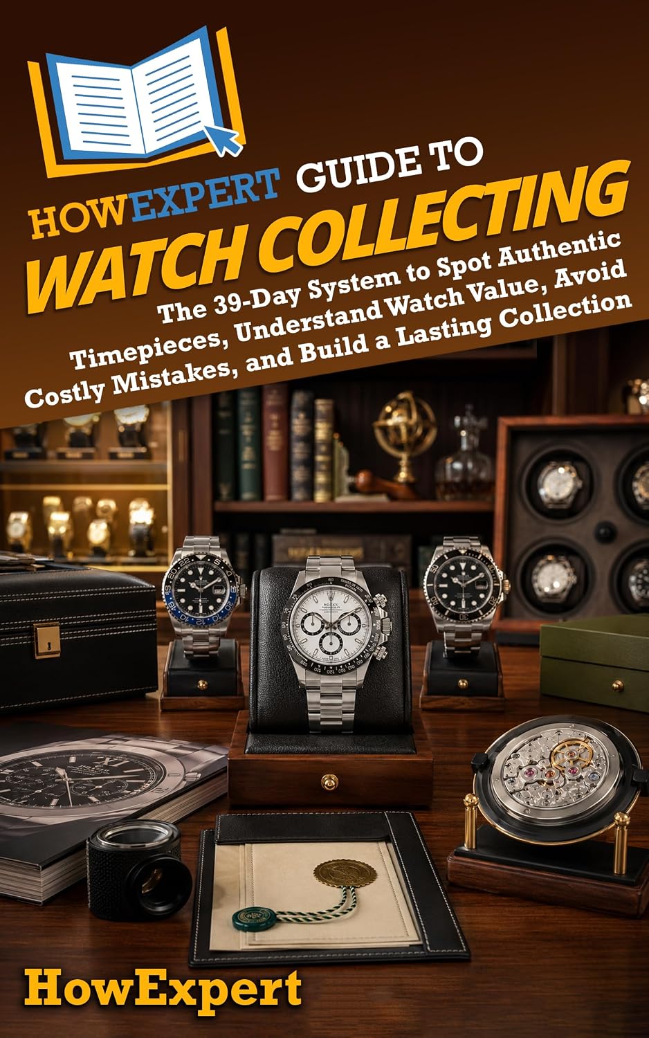 HowExpert Guide to Watch Collecting: The 39-Day System to Spot Authentic Timepieces, Understand Watch Value, Avoid Costly Mistakes, and Build a Lasting Collection (English Edition) baixar o livro de graça