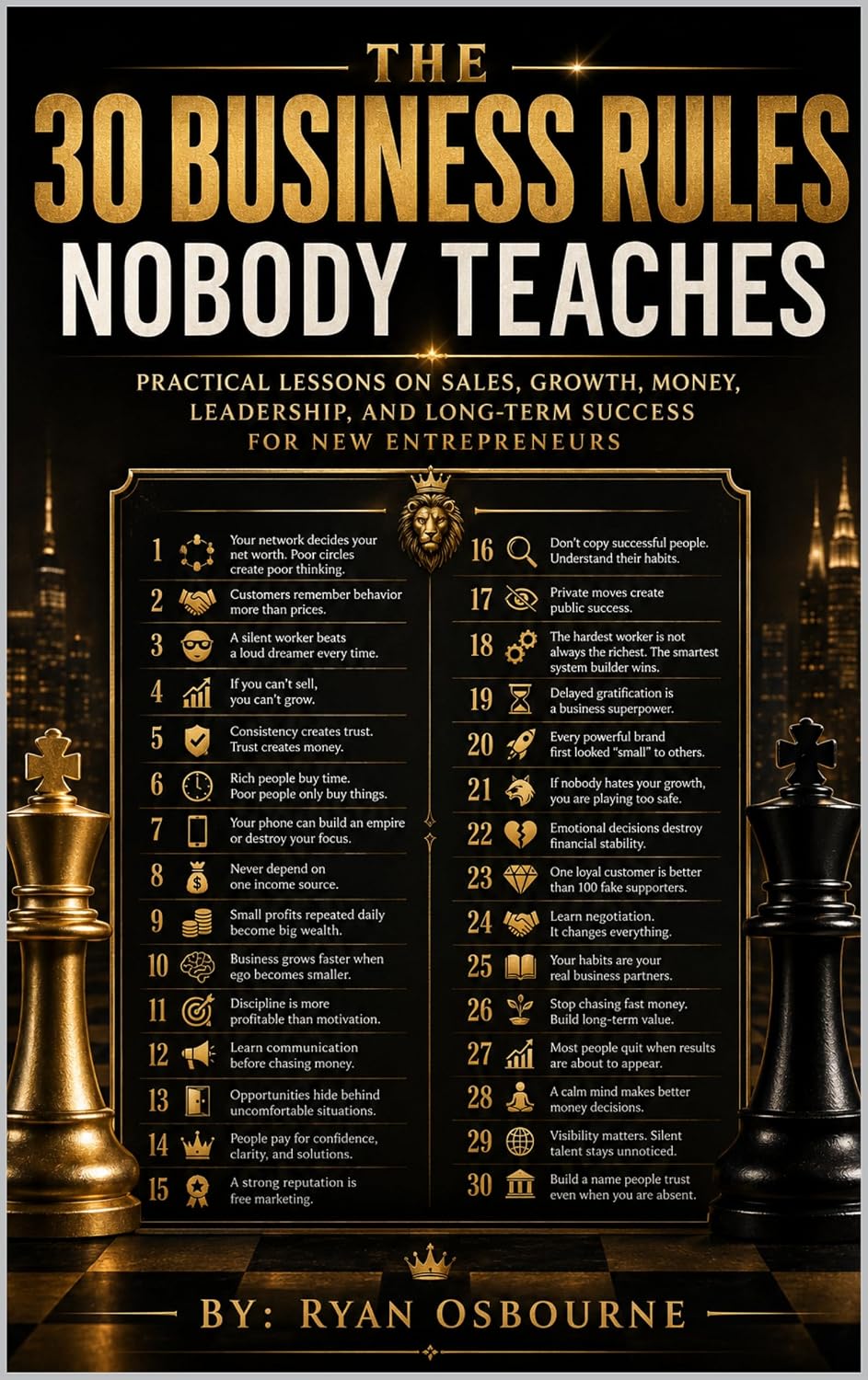 The 30 Business Rules Nobody Teaches: Practical Lessons on Sales, Growth, Money, Leadership, and Long-Term Success for New Entrepreneurs. (Clicks to Cashflow: Ghost Writing.) (English Edition) baixar livro de graça