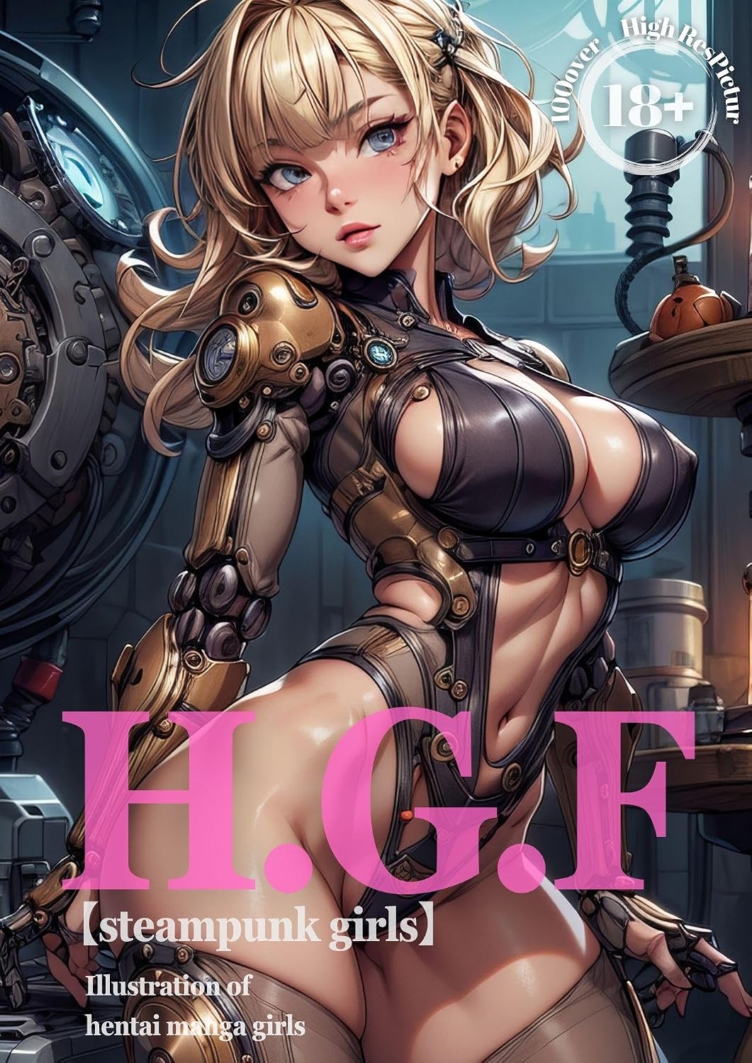 H.G.F【steampunk girls】: Sexy adult erotic Art book (English Edition) baixar livro de graça