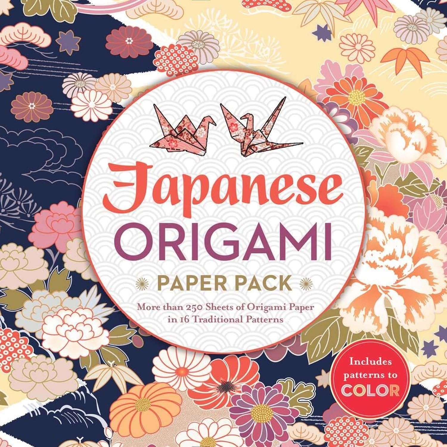 ler totalmente Japanese Origami Paper Pack: More Than 250 Sheets of Origami Paper in 16 Traditional Patterns