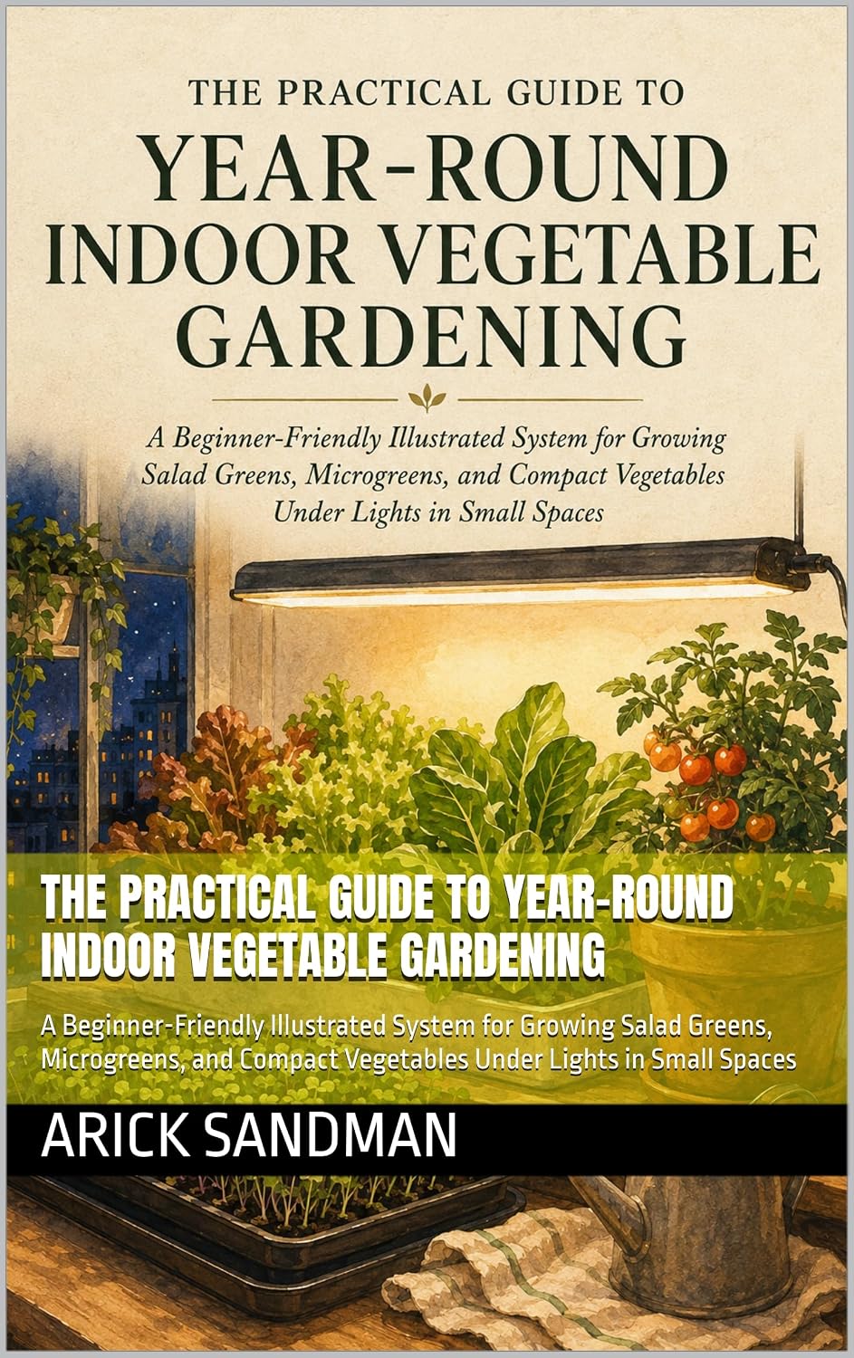 The Practical Guide to Year-Round Indoor Vegetable Gardening: A Beginner-Friendly Illustrated System for Growing Salad Greens, Microgreens, and Compact... (Grow Food Anywhere) (English Edition) baixar livro de graça