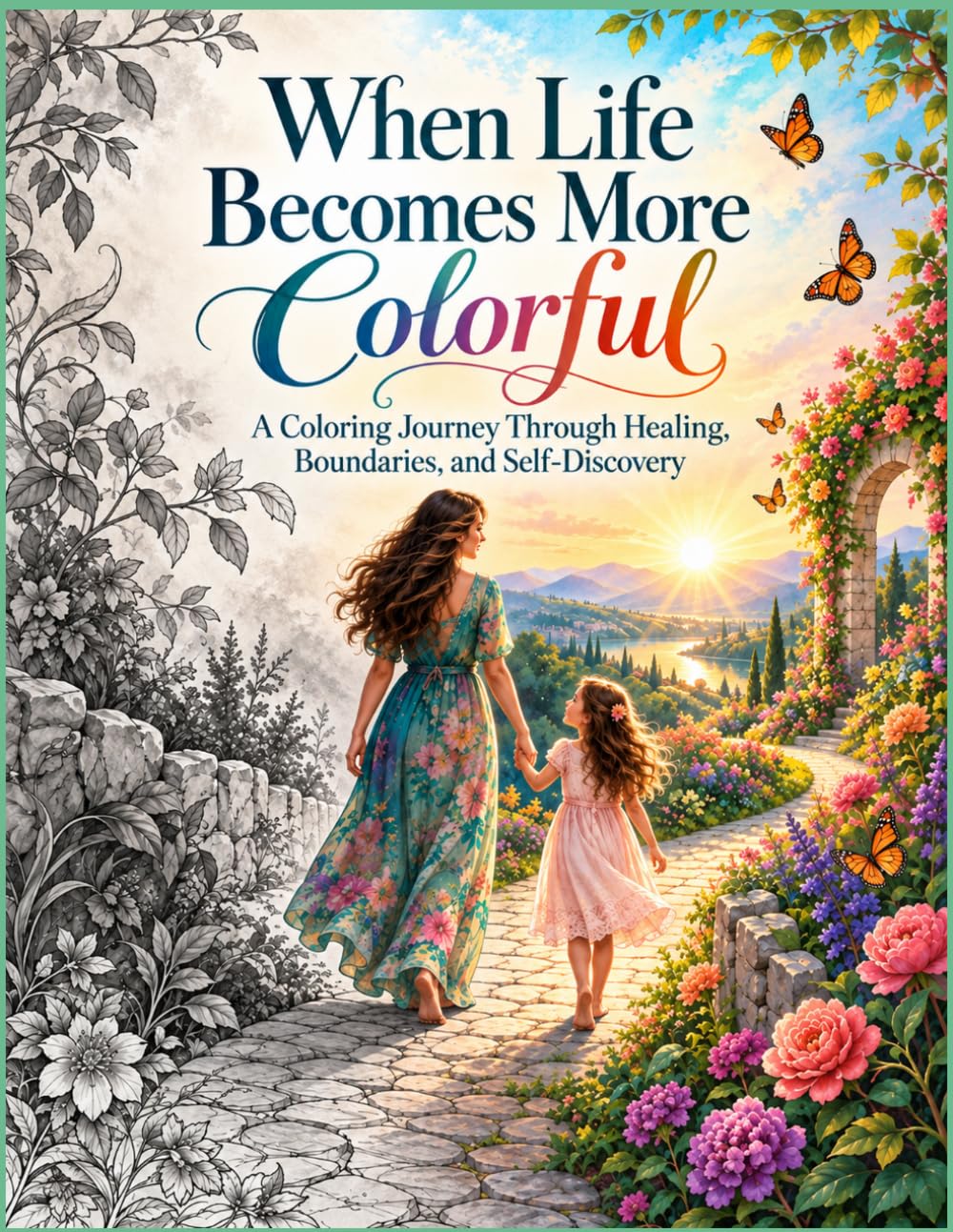 When Life Becomes More Colorful: A coloring Journey Through Healing, Boundaries and Self Discovery baixar o livro de graça
