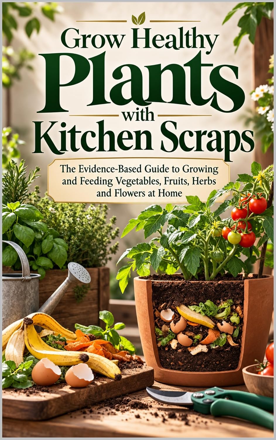 Grow Healthy Plants with Kitchen Scraps: The Evidence-Based Guide to Growing and Feeding Vegetables, Fruits, Herbs and Flowers at Home (English Edition) baixar o livro de graça