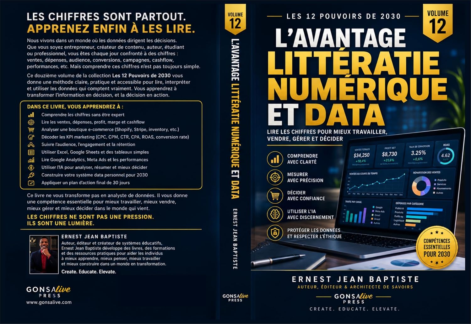 L’Avantage Littératie Numérique et Data: Lire, comprendre et utiliser les chiffres pour mieux travailler, vendre, gérer et décider (Les 12 Pouvoirs de 2030) (French Edition) baixar o livro de graça