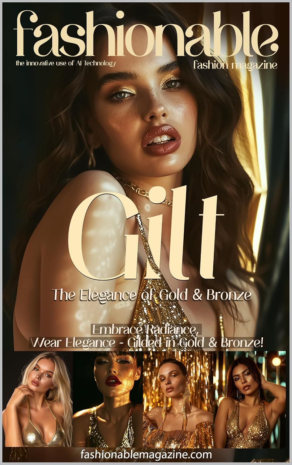 Fashionable Magazine: Gilt: The Elegance of Gold & Bronze, Embrace Radiance, Wear Elegance - Gilded in Gold & Bronze!: Unveiling a World of Opulence and... AI Technology Book 17) (English Edition) baixar o livro de graça