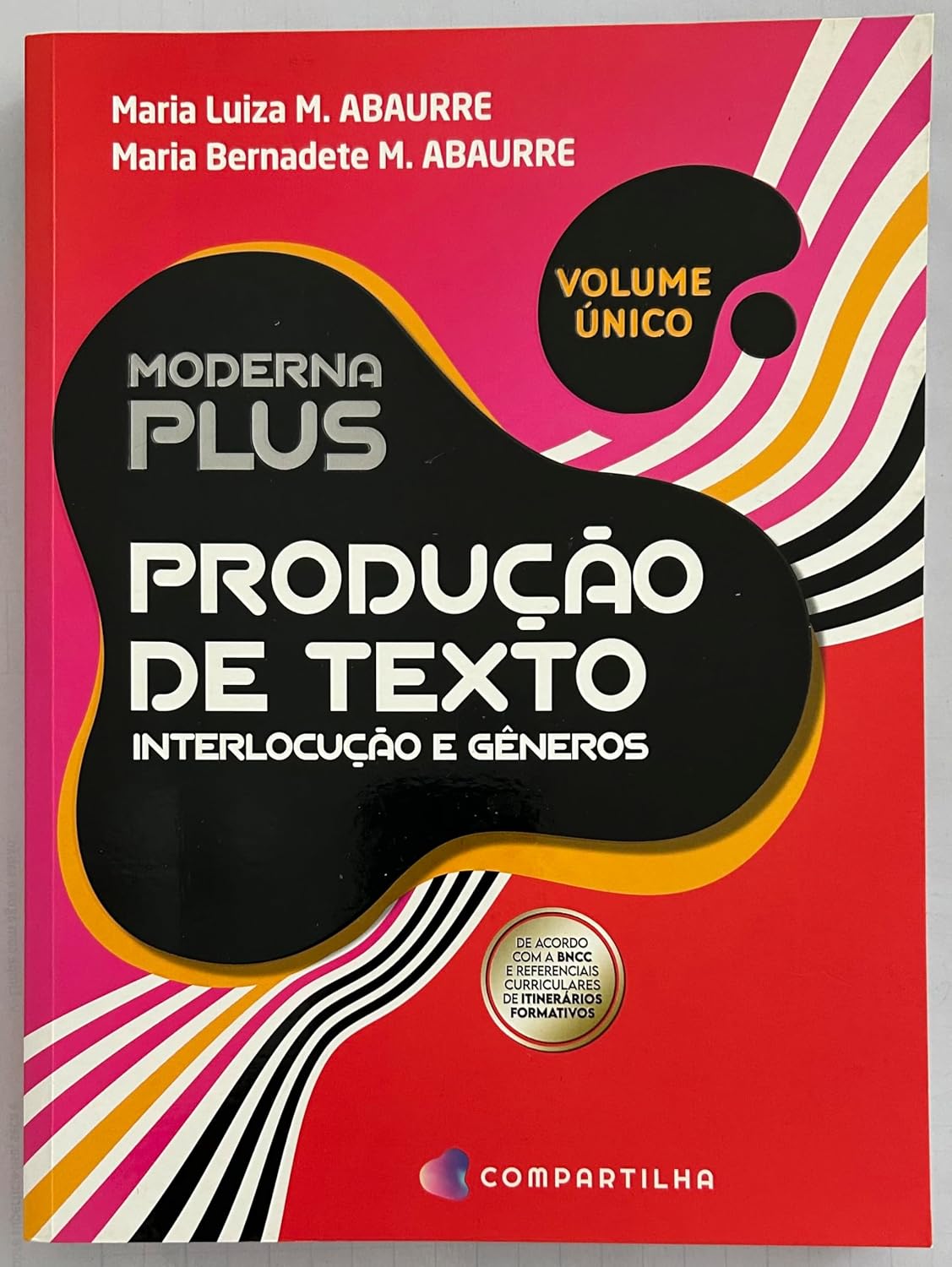 LIVRO. Moderna Plus. PRODUÇÃO DE TEXTO - INTERLOCUÇÕES E GÊNEROS. 3ª edição. 2021. Volume único. 504 páginas. ISBN 978-85-16-13450-1. BNCC. Ensino médio. ABAURRE, Maria Luiza M.; AUBARRE, Maria Bernadete M. situação: livro não utilizado pelo aluno. isento de escritas, furos, marca textos ou quaisquer avarias. baixar o livro de graça
