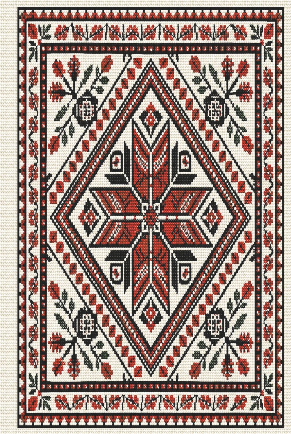 Palestinian Geometric Embroidery Notebook: Traditional Diamond Pattern Journal for Writing Notes Planning and Creative Ideas baixar o livro de graça
