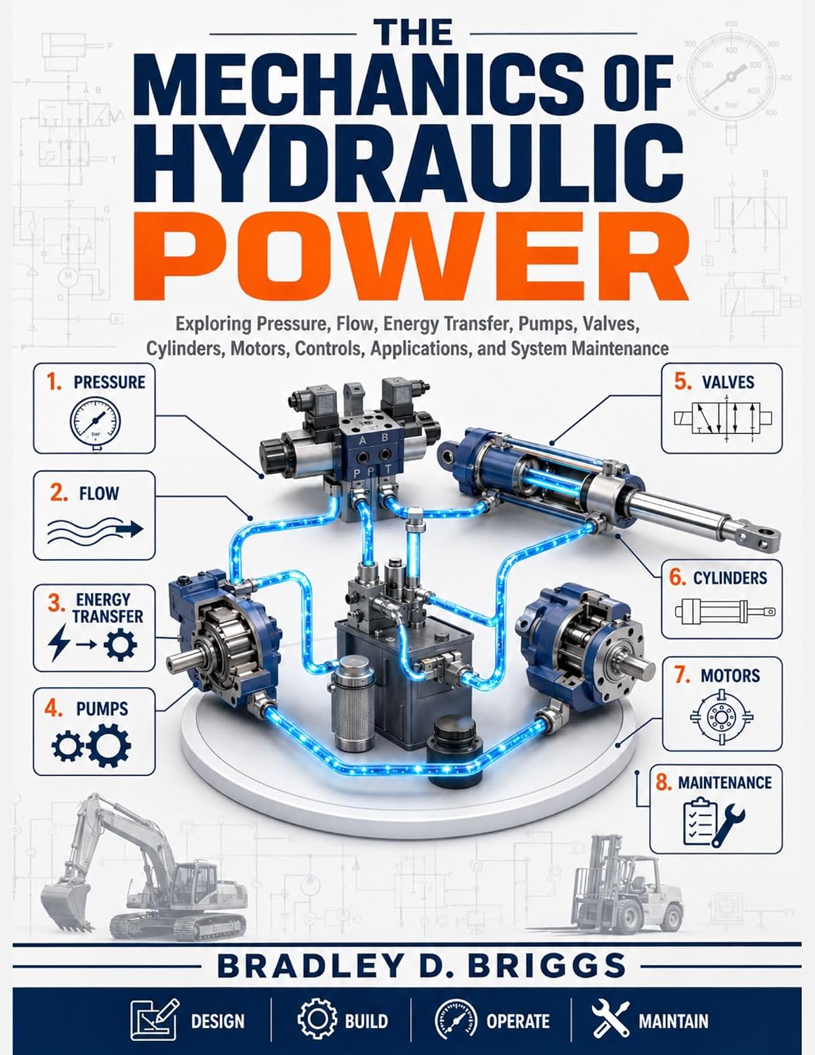 ler totalmente The Mechanics of Hydraulic Power: Exploring Pressure, Flow, Energy Transfer, Pumps, Valves, Cylinders, Motors, Controls, Applications, and System Maintenance... (Engineering the Machine) (English Edition)