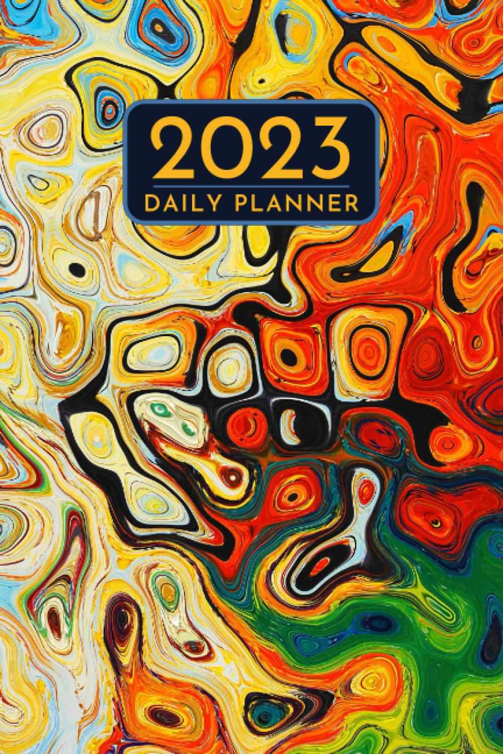 ler totalmente Daily Planner 2023: Agenda | one page per day | Jan 2023-Dec 2023 | 365 days of inspiration to simplify and celebrate your life and stay organized | Lined notebook | Assorted Color Art