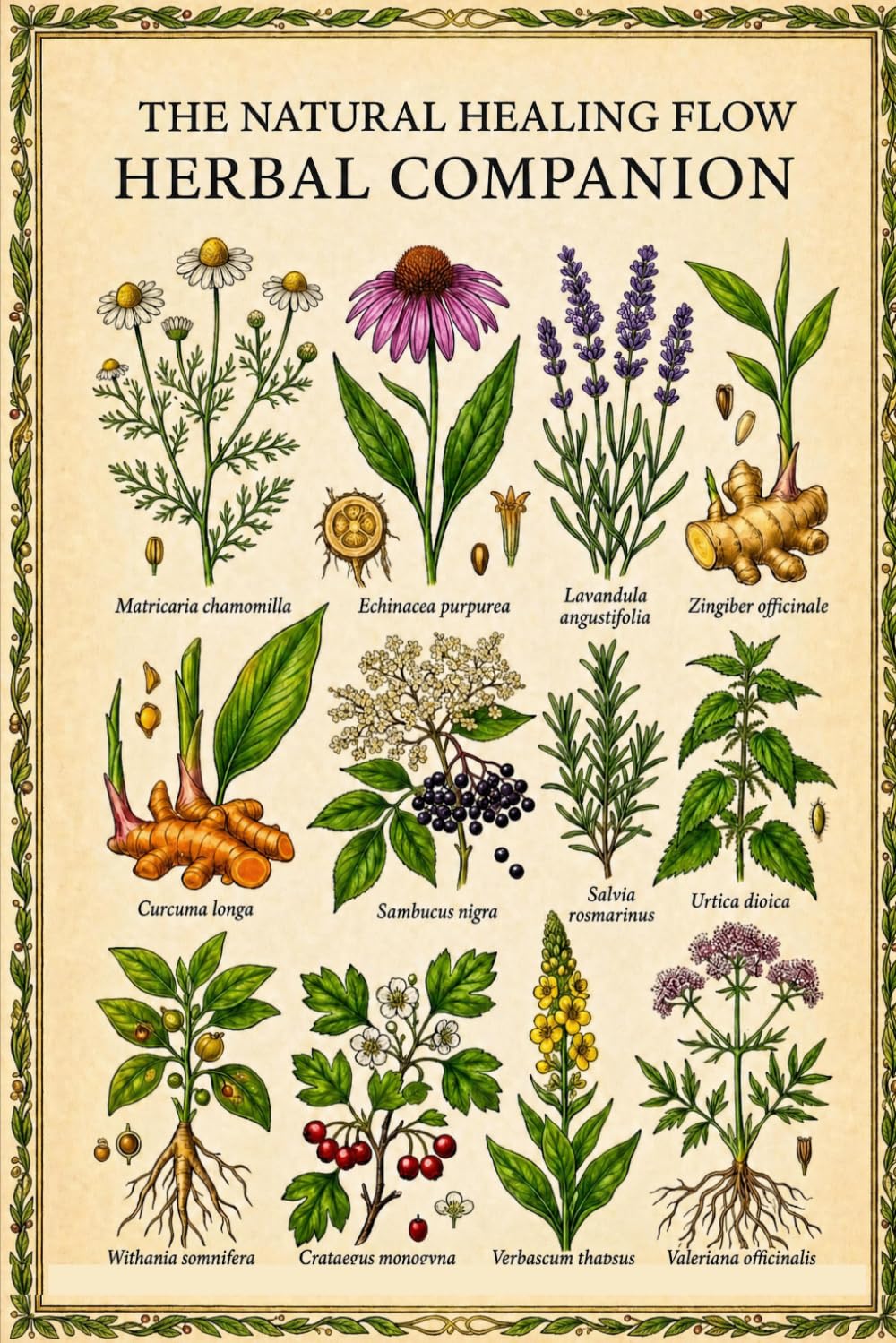 ler totalmente The Natural Healing Flow Herbal Companion