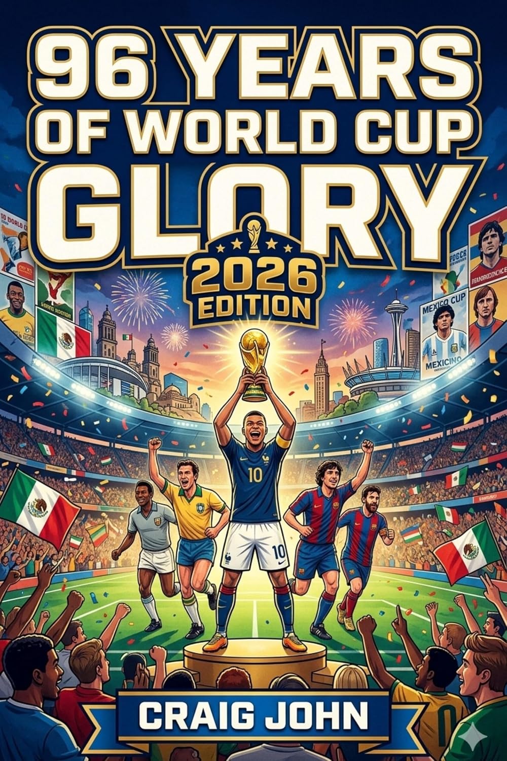 ler totalmente 96 Years Of World Cup Glory 2026 Edition: The Complete Story of Football’s Greatest Tournament Every Final, Legend & Iconic Moment (English Edition)
