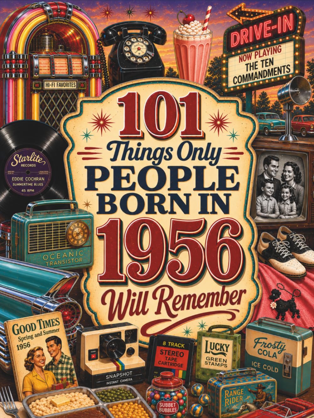 101 Things Only People Born in 1956 Will Remember: The Ultimate Nostalgia Book for Baby Boomers, A Memory Recall Journey Through the 50s, 60s, and 70s to Spark Great Conversations baixar livro de graça