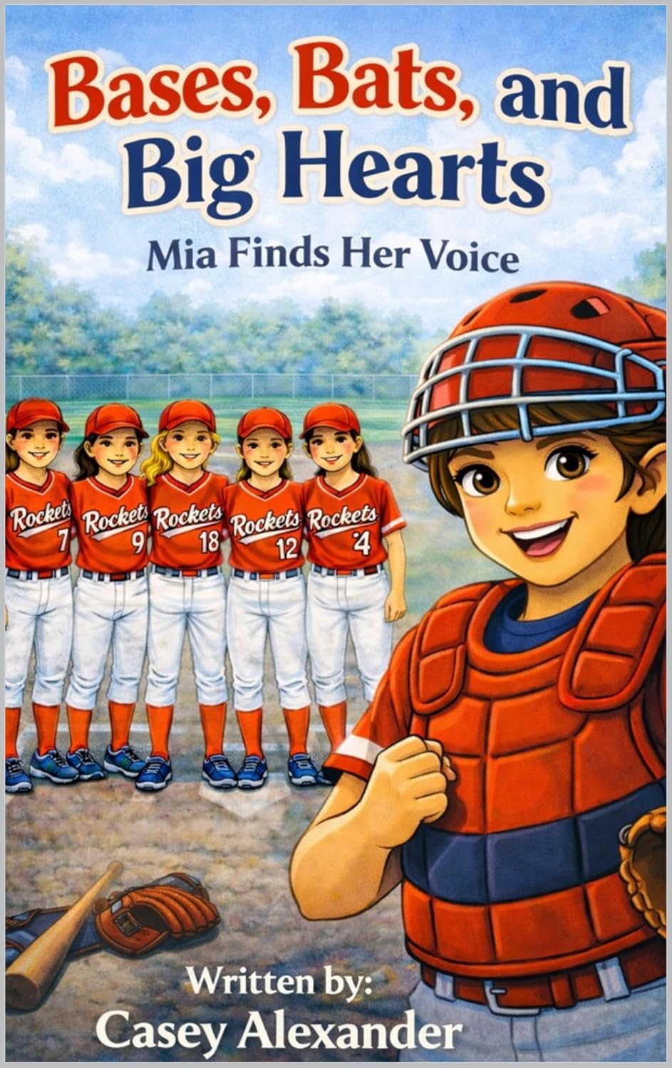 ler totalmente Bases, Bats, & Big Hearts: Mia Finds Her Voice (English Edition)