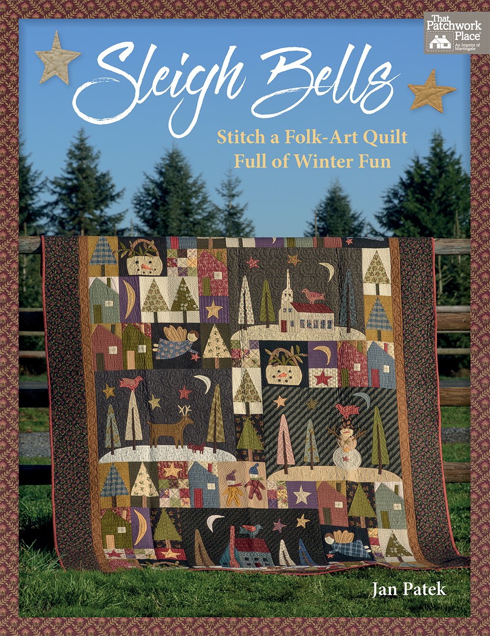 ler totalmente Sleigh Bells: Stitch a Folk-Art Quilt Full of Winter Fun: Includes Patterns