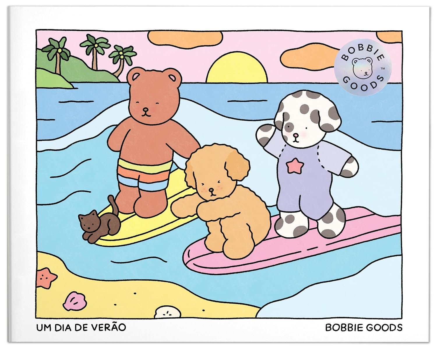 Um dia de verão (Summer Break) – Livro de colorir oficial Bobbie Goods