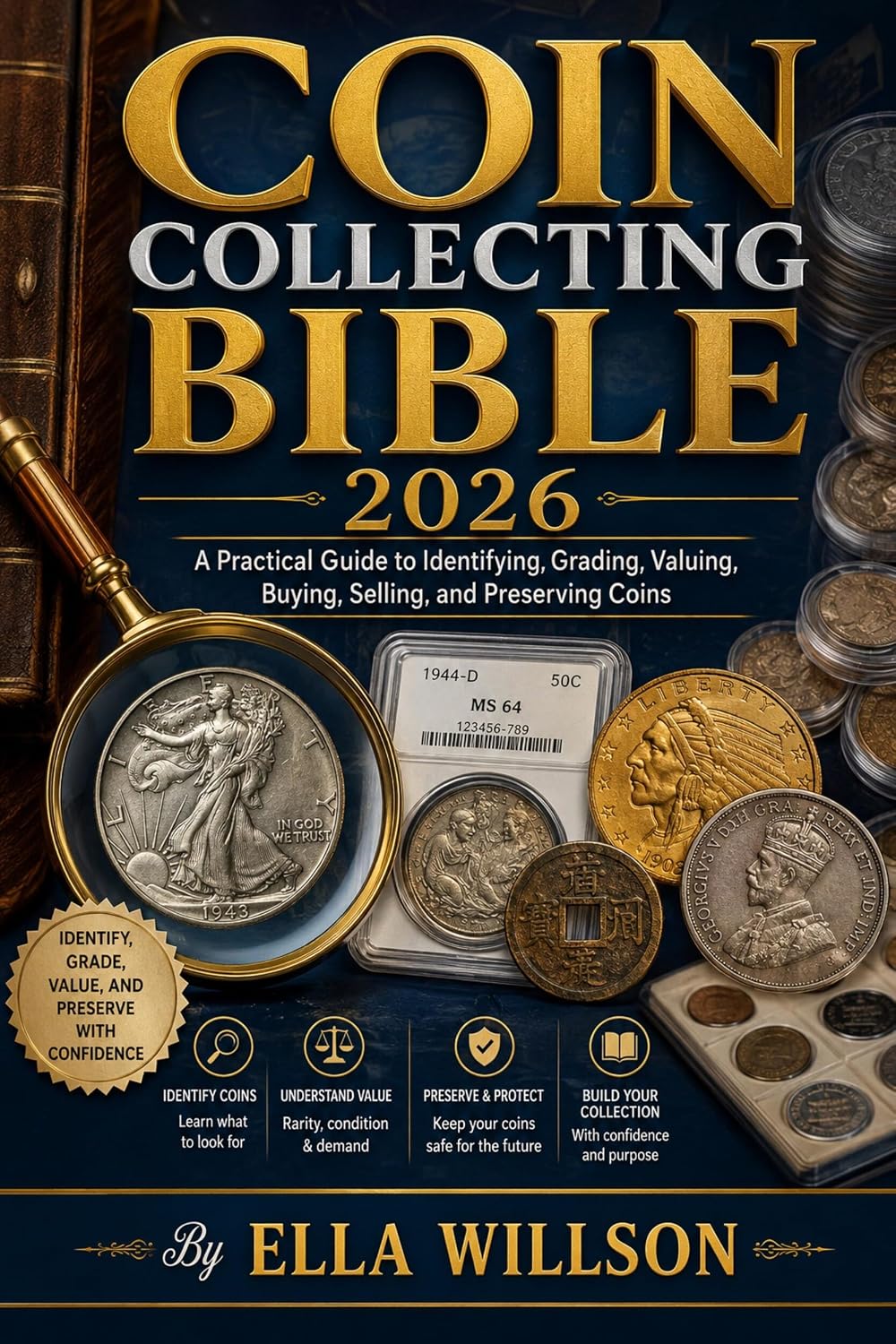 Coin Collecting Bible 2026: A Practical Beginner’s Guide to Discovering, Identifying, Grading, Valuing, Buying, Selling, and Preserving Coins (English Edition) baixar o livro de graça