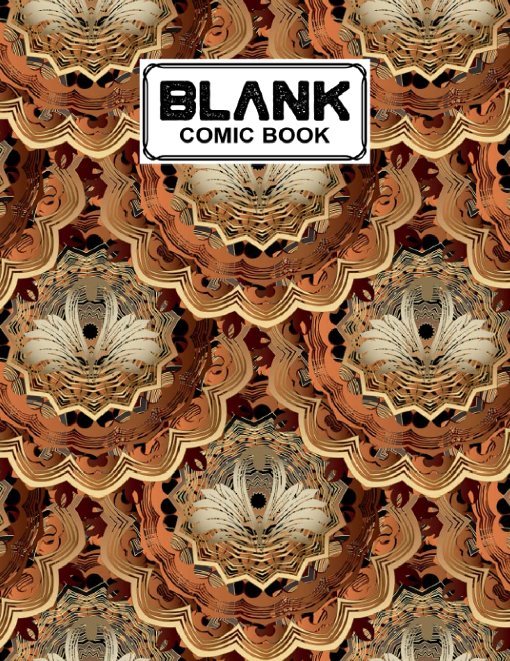 ler totalmente Blank Comic Book: Mandalas Cover Blank Comic Book, Create Your Own Story, Journal, Notebook, Sketchbook for Kids and Adults, 120 Pages - Size 8.5" x 11" Notebook by Gudrun Reinhardt
