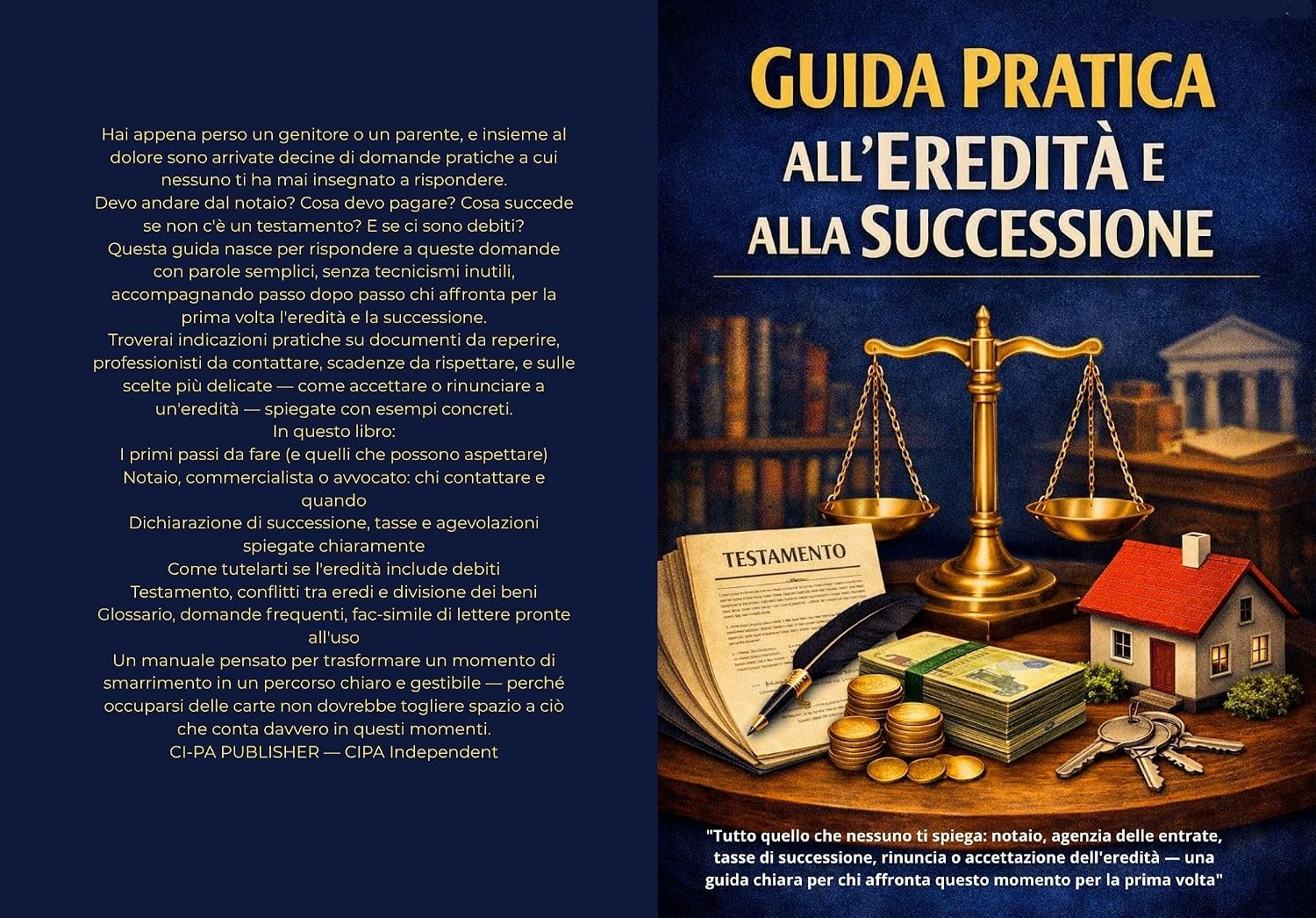capítulo por capítulo baixar GUIDA PRATICA ALL'EREDITÀ E ALLA SUCCESSIONE: Tutto quello che devi sapere su notaio, tasse di successione e gestione dell’eredità.” (Italian Edition)