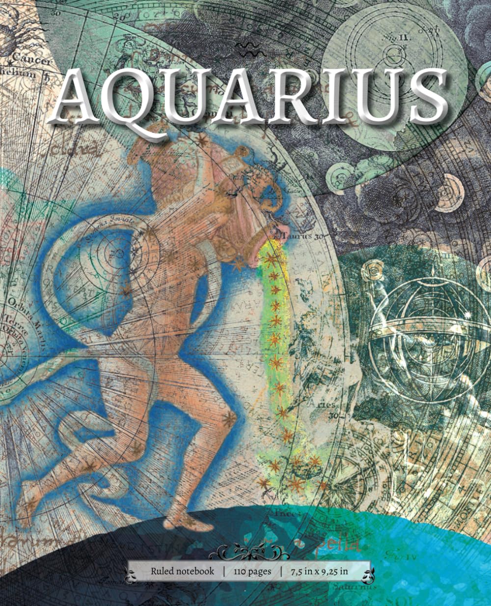 Zodiac symbols notebooks: Aquarius sign: Wide Ruled Notebook with Astrological Information for each Sign | Astrological diary | Zodiac journal baixar o livro de graça